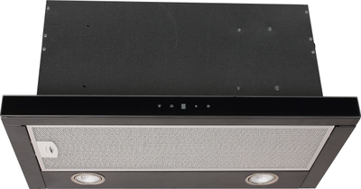 Aspirator kuzhine Allenzi Smoke Cabinet 8022888250003, i integrum, me komandë elektronike, i zi