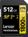 Kartë memorie Lexar Professional 1800x SDXC Gold Series, 512GB, UHS II U3