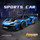 Lodër konstruktore CaDA Dark Knight GTR, 2088 copa, shkallë 1:10, blu