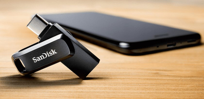 USB SanDisk Ultra Dual Drive Go, 256 GB, USB Type-A/USB Type-C, e zezë