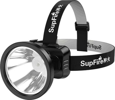 Фенерче за глава Superfire HL51, 160 lm, USB, црна