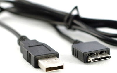 Kabllo USB karikues Sony Walkman WM PORT, 1.1 m, e zezë