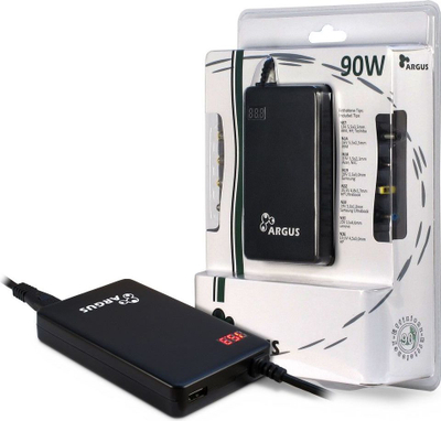 Karikues laptopi Inter-Tech Argus NB-90SA, 90W, universal, i zi