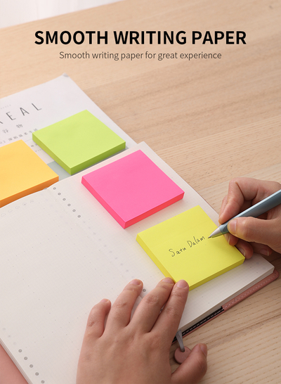 Postit DELI 75x75 100fl neon a02302 1/12