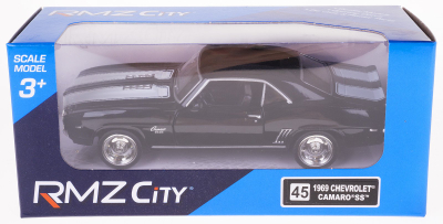 Maket makine Daffi RMZ City Chevrolet Camaro 1969, hologram, për kalamaj 3+, i zi