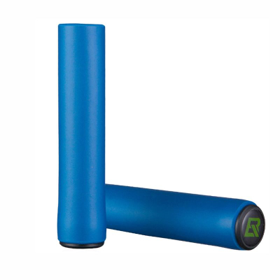 Doreza biçiklete Rockbros GMBT1001BL, shkumë silikoni, diametër 22mm, blu