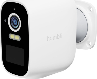 Kamerë sigurie Hombli Pan &amp; Tilt Cam, 2K, smart, e bardhë