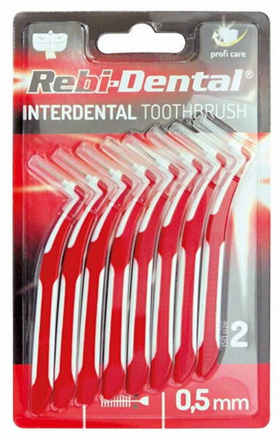 Furçë ndërdhëmbore Rebi-Dental 0.5 mm, 8 copa