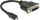 Adapter AV Delock 65563, microHDMI në DVI 24+5, i zi