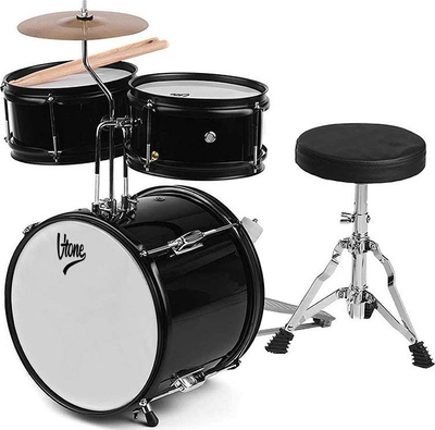 Set daullesh për fëmijë V-TONE VD Junior, akustike, e zezë