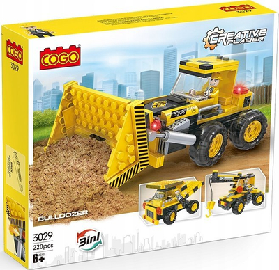 Lodër konstruktori Construction Machine Blocks, 166 elemente, shumëngjyrëshe