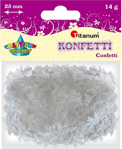 Снегулки Titanum Confetti, 14 g, бели