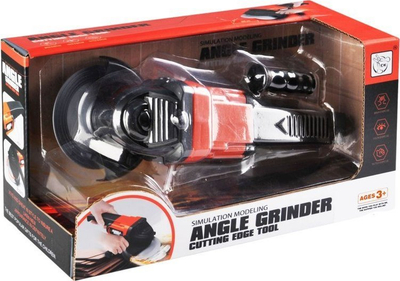 Lodër mulliri këndi LeanToys Tools Grinder, për fëmijë 3+, portokalli