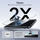 Mbrojtës ekrani ESR UltraFit Classic për iPhone 17 Pro Max, xham i temperum, set me 2 copë, transparent
