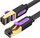 Kabllo rrjeti Vention Flat Cat.7, 15m, RJ45, i zi