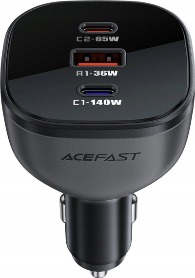 Karikues makinë ACEFAST A86, 140W, 2x USB C, i zi