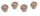 Markues për vrima dubellash Pro-Line 31392, 8mm, set 4 copë, argjend