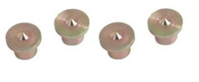 Markues për vrima dubellash Pro-Line 31392, 8mm, set 4 copë, argjend