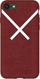 Kuti telefoni Adidas OR Moulded XBYO për iPhone 6 6S 7 8 SE 2020 2022, TPU, e kuqe burgundy