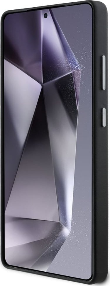 Капак за телефон DKNY Leather Heart of NY за Samsung Galaxy S25 Ultra, тврд капак, еколошка кожа, црн