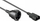 Kabllo rryme Manhattan Power Adapter Cable IEC320 C14 në Schuko F, 1.5m, e zezë