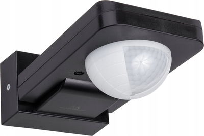 Sensor lëvizjeje Maclean MCE243 B, PIR infra të kuqe, IP65, i zi
