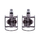Pedale biçiklete Shimano SPD PD-M324, alumini, sistem SPD, argjendtë