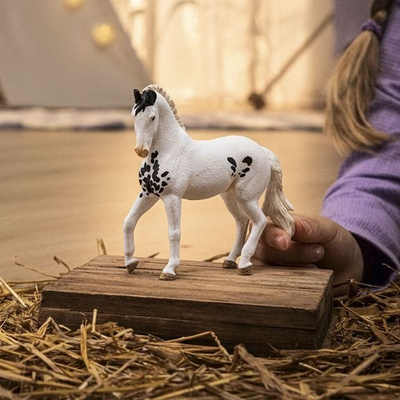 Figurë lodër Schleich Horse Club Marwari Stallion, 13 cm, bojrrosur me dorë, shumëngjyrëshe