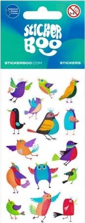Декоративни налепници Sticker Boo Birds 483495, детски, шарени