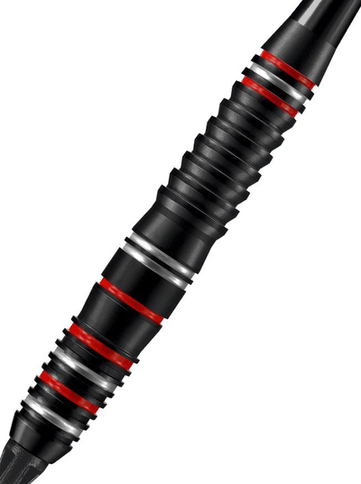 Shigjeta darts Harrows Fire Softip, high grade alloy, për tabela elektronike, të zeza kuqe