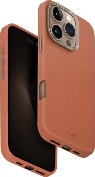 Mbështjellës Uniq Lyden për iPhone 16 Pro Max 6.9", MagClick, terrakota