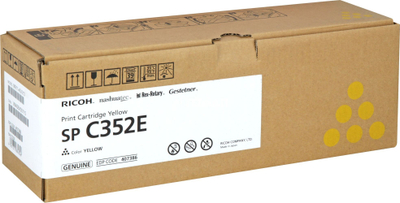 Toner Ricoh 407386, yellow, origjinal