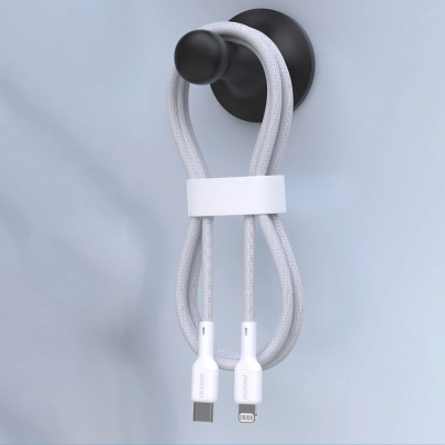 Kabllo USB Dudao L9X USB C në Lightning, 2m, 30W, e bardhë