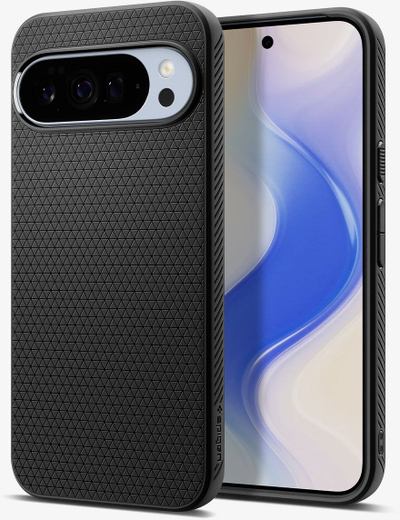 Mbulesë telefoni Spigen Liquid Air për Google Pixel 10 Pro XL, matte, e zezë
