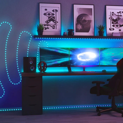 Varg dritash LED Twinkly TWD400STP, 400 llamba RGB, 20m, për brendësi dhe jashtë