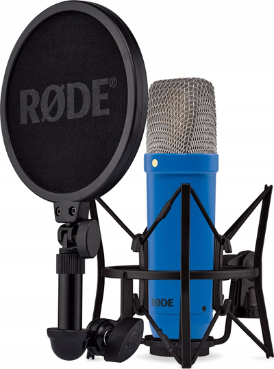 Mikrofon kondensator RODE NT1 Signature 2024, kardioid, XLR, ngjyrë Cobalt
