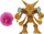 Figurë aksion Pokémon PKW3036 Alakazam, 4.5", medium, shumëngjyrëshe
