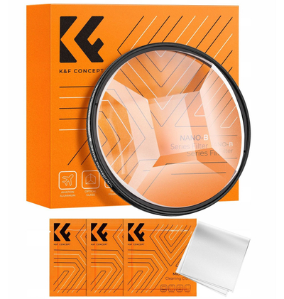 Filter fotografik K&amp;F Concept Kaleidoscope 5x KF01.2809V1, 67mm, efekt pentagonal, transparent