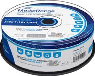 Disqe Blu-ray MediaRange BD-R DL MR510, 50GB, 6x, 25 copë