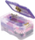 Set kreativ Real UniQ Jewellery Box, kuti me 1200 rruaza, stendë bizhuterish, shumëngjyrëshe