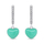 Vathё Brilio Silver Heart EA761WG