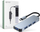 USB HUB Tech-Protect (9589046919367), 1x USB-C + 2x USB-A 3.0, i hirtë 