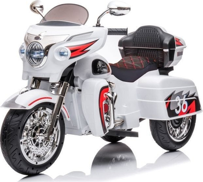 Motocikletë elektrike fëmijësh Goldwing NEL-R1800GS, 3 rrota, e bardhë