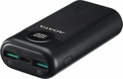 Powerbank Adata P10000QCD, 10000mAh, Quick Charge 3.0 USB PD, i zi