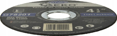 Disk prerës për hekur GEKO Premium, 115mm, trash 1mm