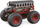Играчка автомобил со далечински управувач Buddy Toys BRC 18.421 Big Foot Bus, монстер камион, црна црвена
