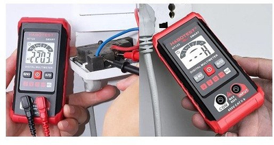 Multimetër HABOTEST HT123, DC 600V, AC 600V, i zi