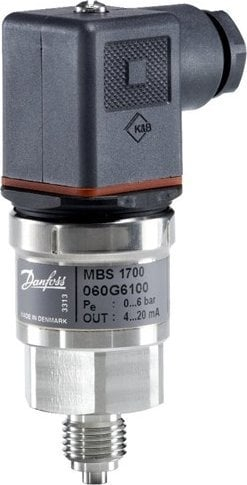 Transmetues presioni Danfoss MBS 1700 060G6106, 0 16 bar, 4 20 mA, metalik