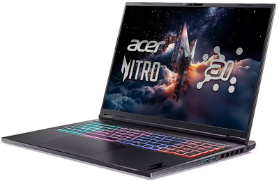 Laptop gaming Acer Nitro 18 AN18-61, Ryzen AI 9 365, 32GB RAM, 1TB SSD, RTX 5060, 18", i zi