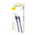 Kabllo karikimi Baseus CALKLF-CV3, USB A në Lightning, 2 m, blu